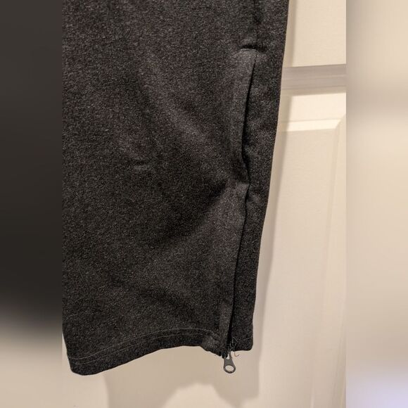 EUC Champion XL Men's Grey Stretch Leggings with Zip Bottoms - Picture 4 of 6